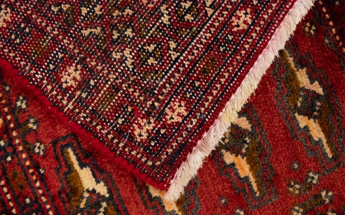 Turkaman Teppich 130 x 60 cm - rot
