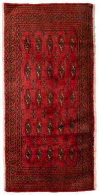 Tapis Turkaman - 130 x 60 cm - rouge