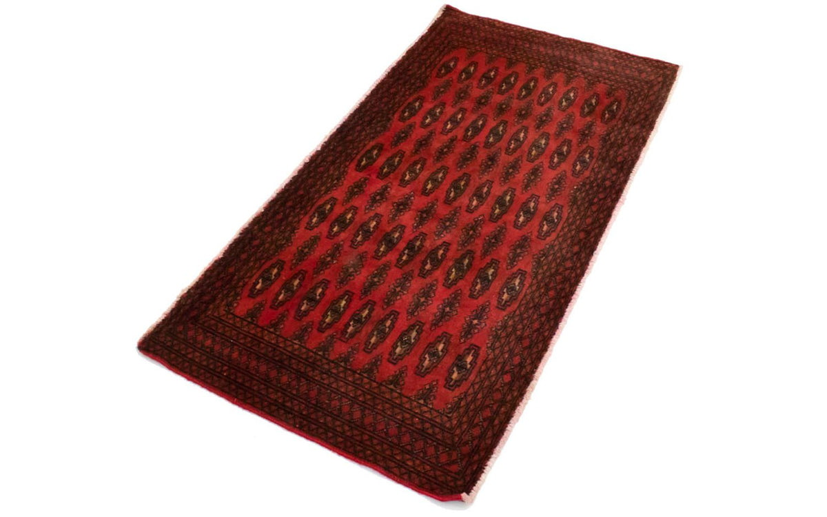 Turkaman Teppich 130 x 60 cm - rot