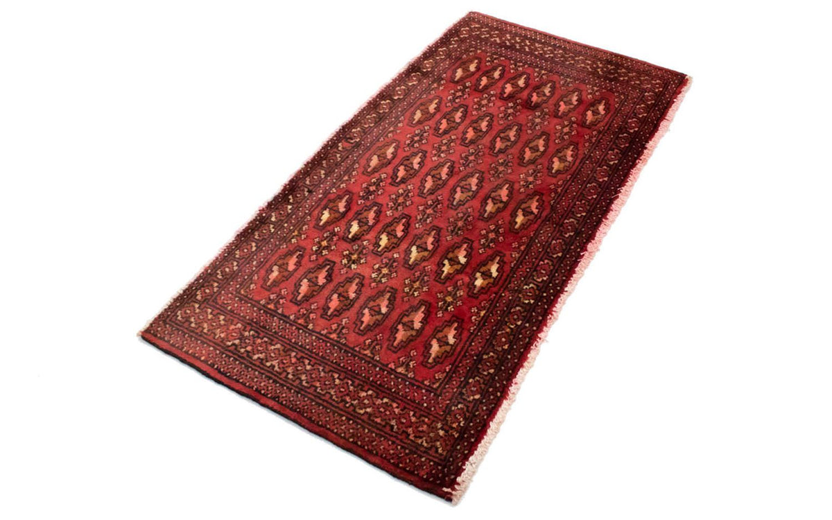 Turkaman Teppich 130 x 60 cm - rot