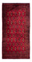Turkaman Teppich 130 x 60 cm - dunkelrot