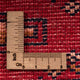 Turkaman Teppich 130 x 60 cm - dunkelrot