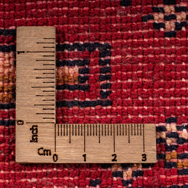 Turkaman Teppich 130 x 60 cm - dunkelrot