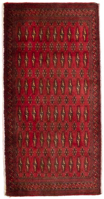 Turkaman Teppich 130 x 60 cm - rot