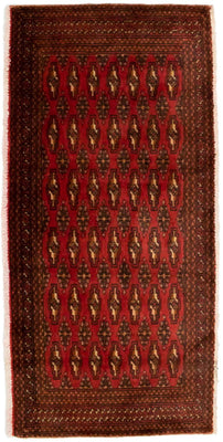 Turkaman Teppich 130 x 60 cm - rot