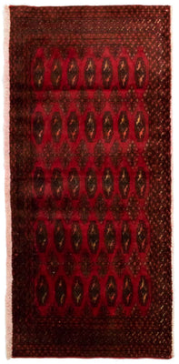 Turkaman Teppich 130 x 60 cm - rot