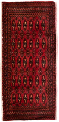 Tapis Turkaman - 130 x 60 cm - rouge