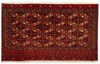 Tapis Turkaman - 115 x 67 cm - rouge