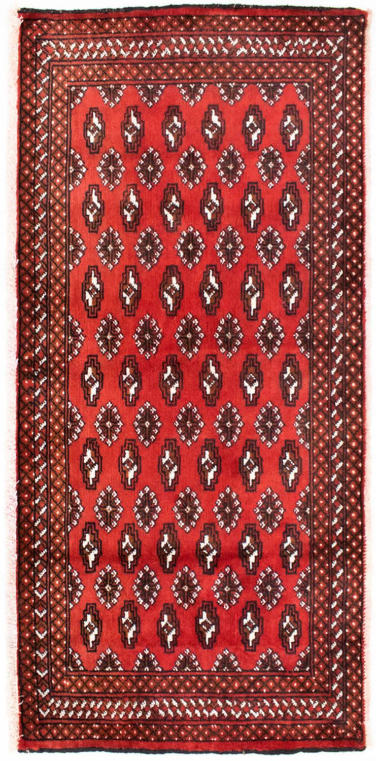Turkaman Teppich 130 x 60 cm - rot