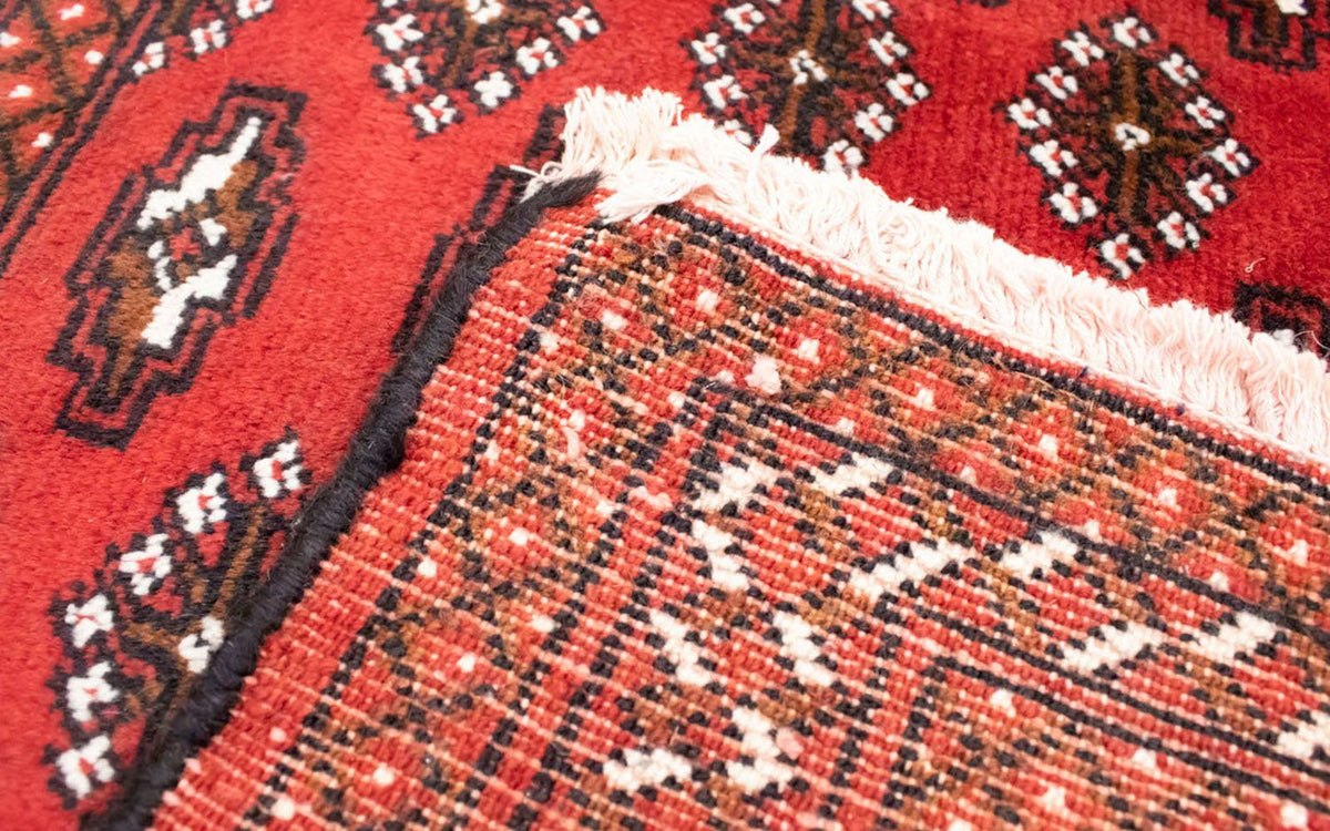 Turkaman Teppich 130 x 60 cm - rot