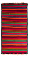 Kilim ancien Tapis 185x350cm - Tapis de couloir / Multicolore / 185 x 350 cm Tapis de couloir