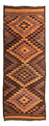 Kilim ancien Tapis 145x380cm - multicolore - Tapis de couloir / Multicolore / 145 x 380 cm Tapis de couloir