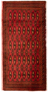 Tapis Turkaman - 130 x 60 cm - rouge