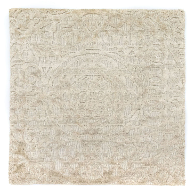 Wollteppich 66 x 67 cm Teppich Quadratisch