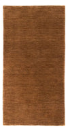 Tappeto di lana 73x141cm - Tappeto di lana - marrone - Rettangolo / Marrone / 73 x 141 cm Rettangolo