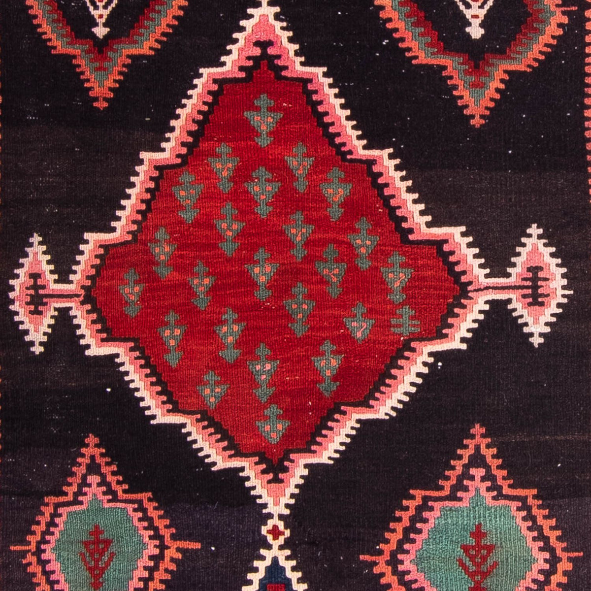 Kelim Teppich - Old 370 x 100 cm - mehrfarbig