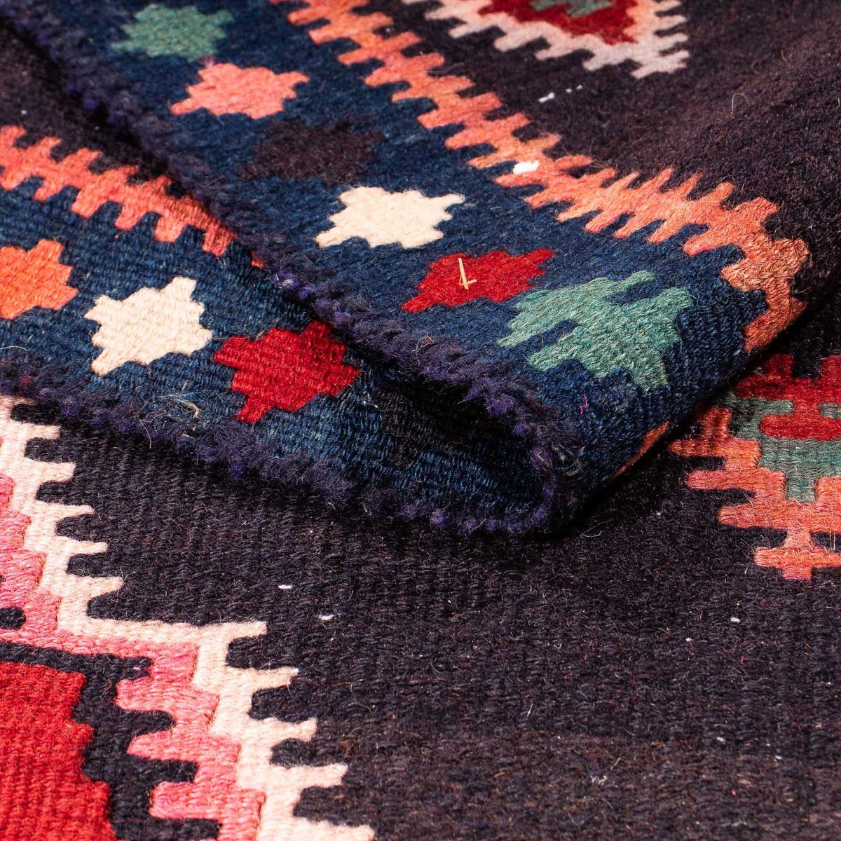 Kelim Teppich - Old 370 x 100 cm - mehrfarbig