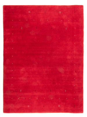 Tappeto Gabbeh - Loribaft Softy - 242 x 172 cm - rosso scuro