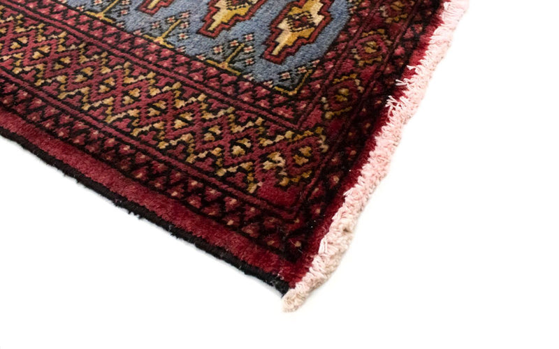 Turkaman Teppich 130 x 60 cm - blau