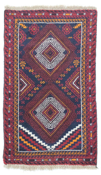 Tapis Belutsch - 132 x 76 cm - bleu