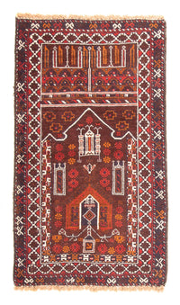 Tapis Belutsch - 127 x 80 cm - marron