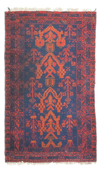 Tapis Belutsch - 143 x 85 cm - bleu
