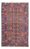 Tapis Belutsch 83x133cm - Tapis oriental - Rectangle / Bleu / 83 x 133 cm Rectangle
