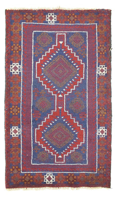 Belutsch Teppich 138 x 79 cm - rot