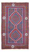 Tappeto Belutsch 79x138cm - Tappeto orientale - rosso - Rettangolo / Rosso / 79 x 138 cm Rettangolo