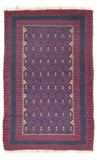 Tapis Belutsch - 131 x 81 cm - bleu