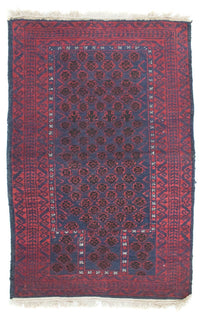 Tapis Belutsch - 124 x 77 cm - bleu