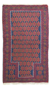 Tapis Belutsch - 132 x 78 cm - bleu