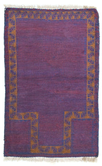 Tapis Belutsch - 131 x 82 cm - violet
