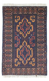 Tappeto Belutsch 81x134cm - Tappeto orientale - Rettangolo / Marrone / 81 x 134 cm Rettangolo