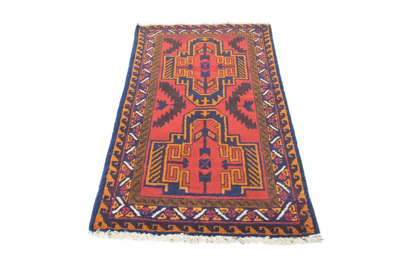 Belutsch Teppich 134 x 75 cm - rot