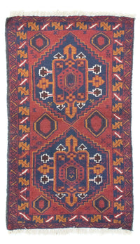Tapis Belutsch - 136 x 79 cm - orange