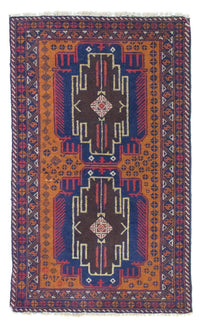 Tapis Belutsch - 139 x 80 cm - orange