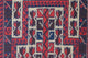 Belutsch Teppich 125 x 74 cm - rot