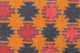 Belutsch Teppich 126 x 77 cm - orange