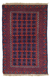 Tapis Belutsch - 137 x 84 cm - bleu