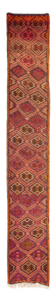 Kilim ancien Tapis 400x75cm