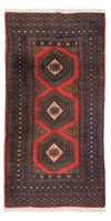 Tapis de Hamadan Tapis 75x146cm - Tapis persan - Rectangle / Rouge / 75 x 146 cm Rectangle