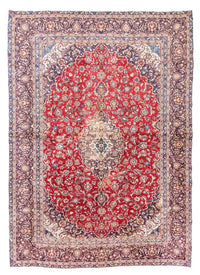 Tapis persan - Keshan - 382 x 290 cm - rouge