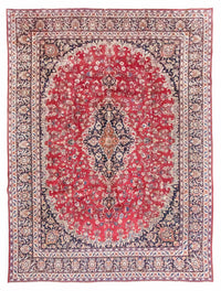 Tapis persan - Keshan - 387 x 296 cm - rouge