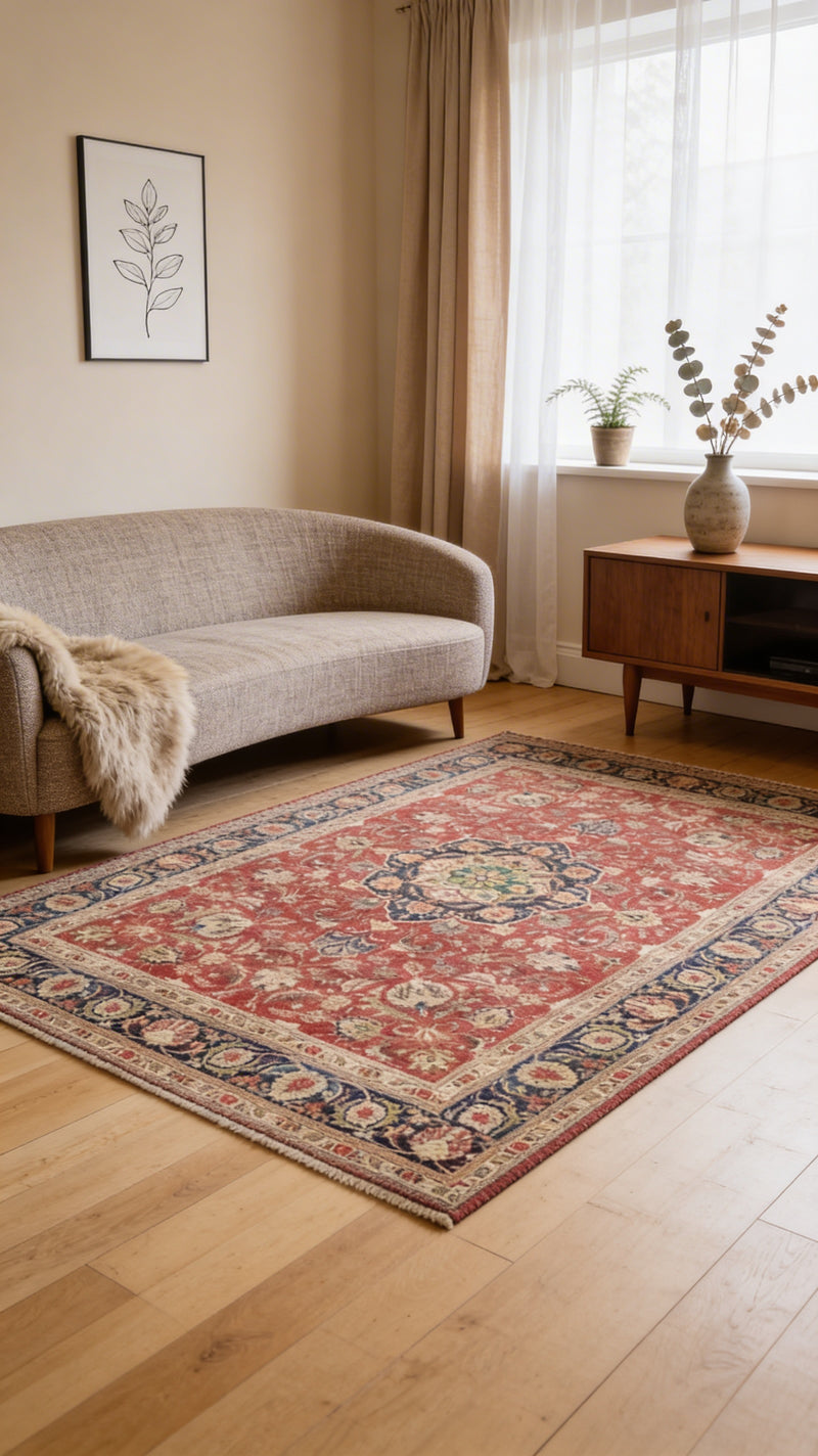 Tapis persan - Tabriz - 375 x 285 cm - rouge