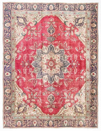 Tapis persan - Tabriz - 370 x 266 cm - rouge