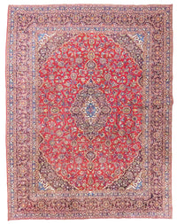 Tapis persan - Keshan - 388 x 295 cm - rouge