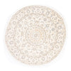 Tapis de Nain - 9La Tapis 150x150cm - Tapis persan - beige - Rond / Beige / 150 x 150 cm Rond