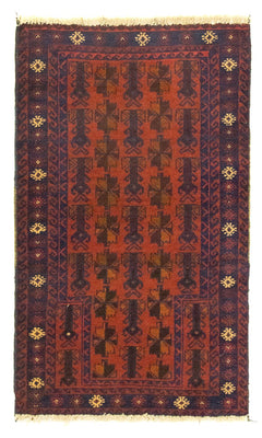 Belutsch Teppich 133 x 80 cm - orange