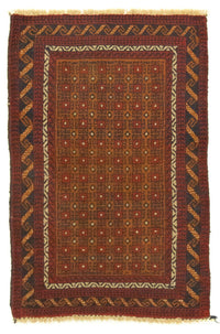 Belutsch Teppich 125 x 79 cm - braun